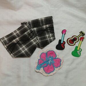 3 embroidery patches approx 3 1/2 inches (and more to sew)